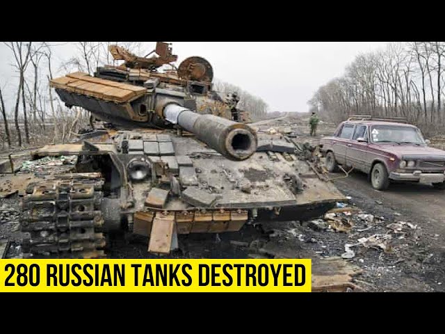 280 Russian Tanks Destroyed by Ukraine Using US Javelin Missile