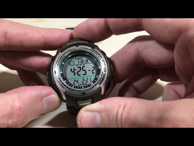 Casio Hunt Time Pathfinder PAS410B | Time Memo