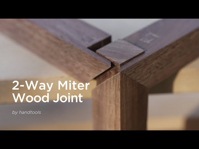 2-WAY Miter wood joint [이방연귀]