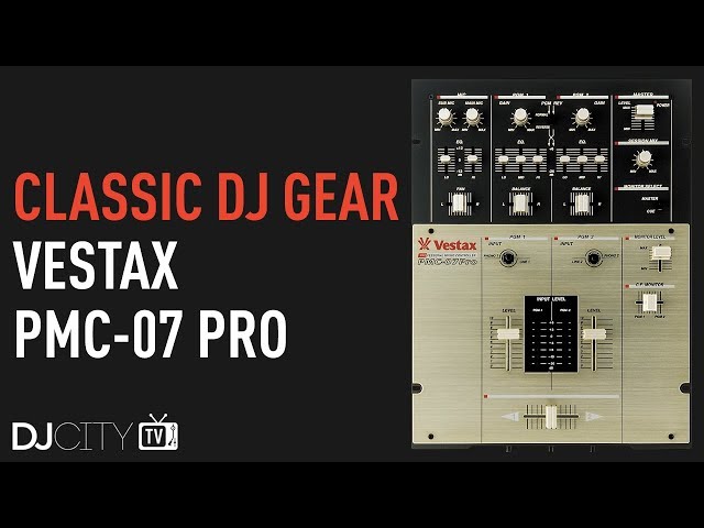 Classic DJ Gear: Vestax PMC-07 Pro Mixer