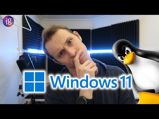 Just when Linux was getting good...Windows 11 happened.