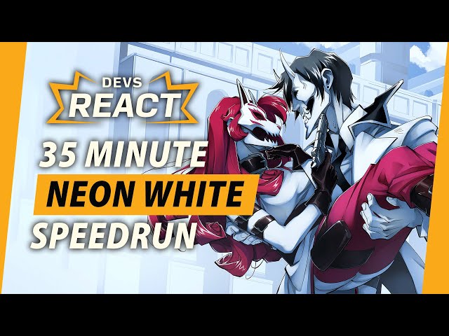 Neon White Developers React to 35 Minute Speedrun (World Record)