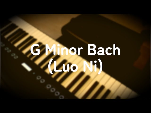 G Minor Bach - Luo Ni