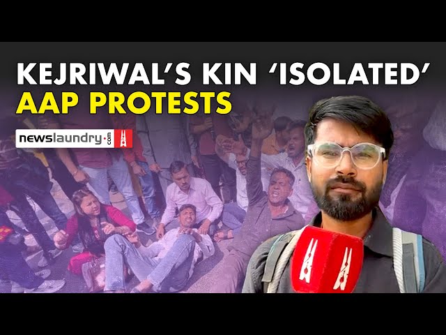 Metro shut, roads blocked, kin ‘isolated’: Delhi cops crush AAP protest against Kejriwal arrest