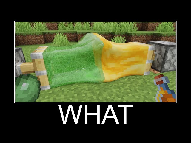 Minecraft realistic wait what meme part 55 - realistic slime, honey, panda, portal
