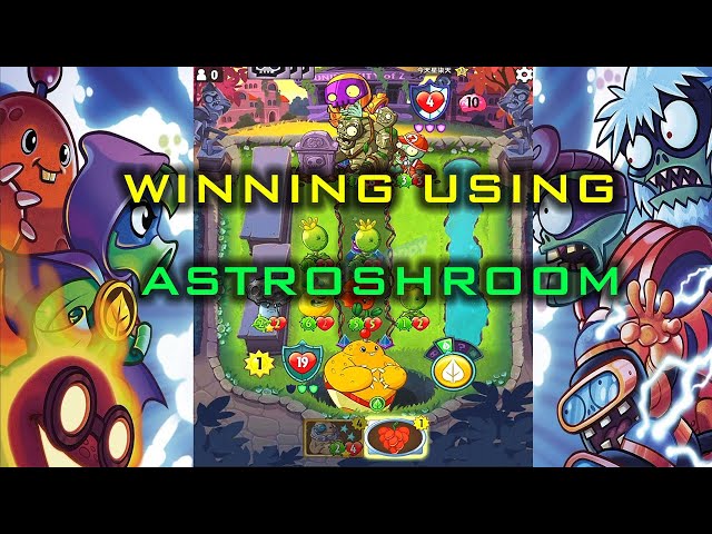 Astroshroom Helped me win the battle | PVZ Heroes