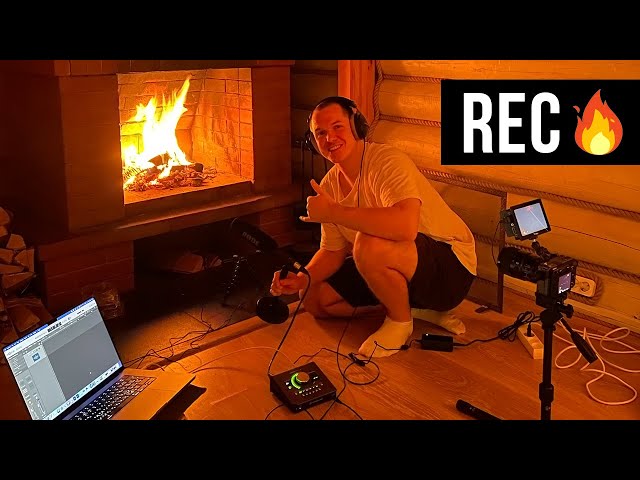 REC 🔥 Relaxing Fireplace / BEHIND THE SCENES (January 2023)