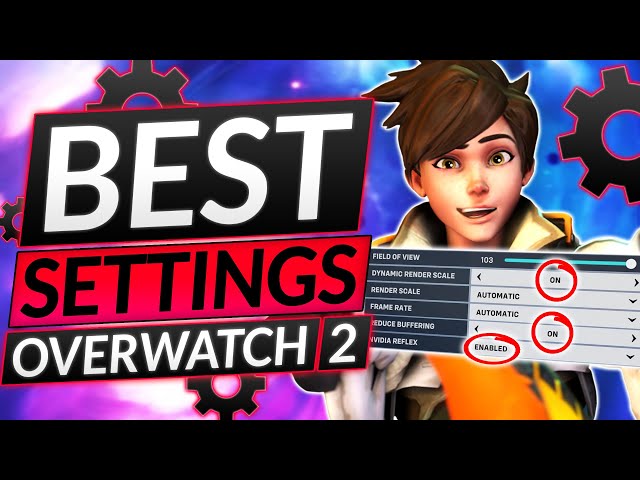 NEW BEST SETTINGS for Overwatch 2 - MAX FPS, PERFECT CROSSHAIR - LAG FIX GUIDE