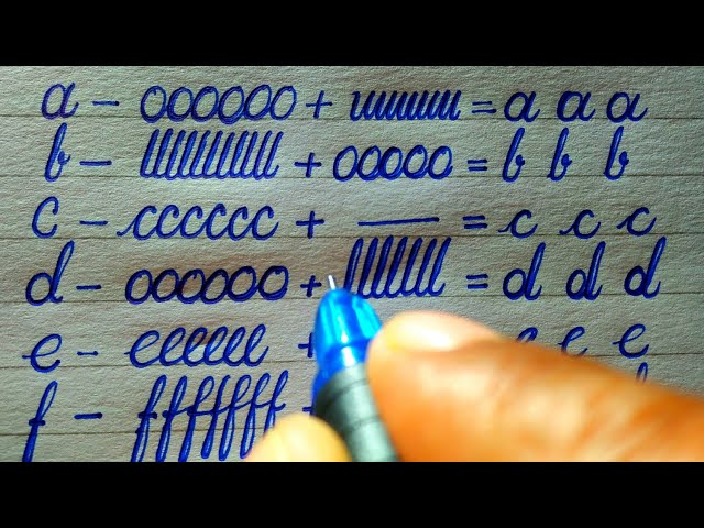 How to improve handwriting | Handwriting practice