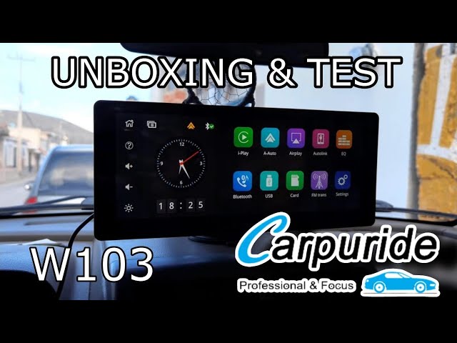 CARPURIDE W103 - Unboxing & Test | TheAgusCTS