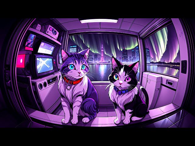 Neon Whiskers: Synthwave & Retro Dreams 🎵🐾