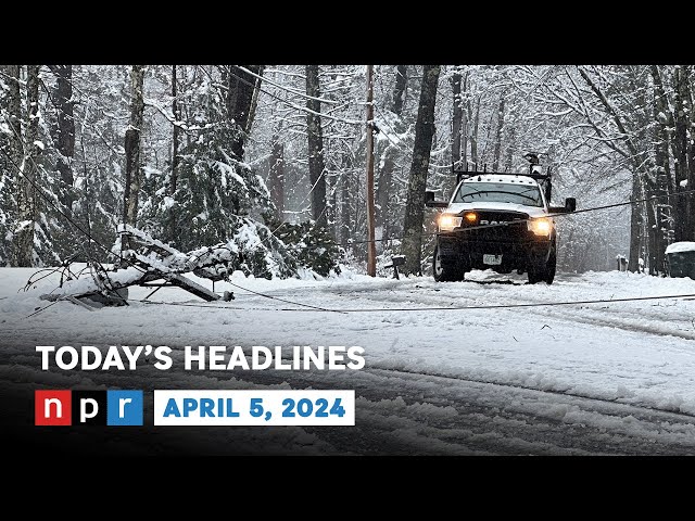 Thousands Without Power After Winter Wallops The Northeast | NPR News Now
