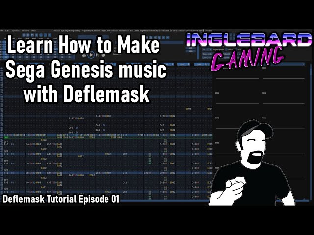 The Inglebard Deflemask Tutorial episode 01 - How to make music for the Sega Genesis or Mega Drive