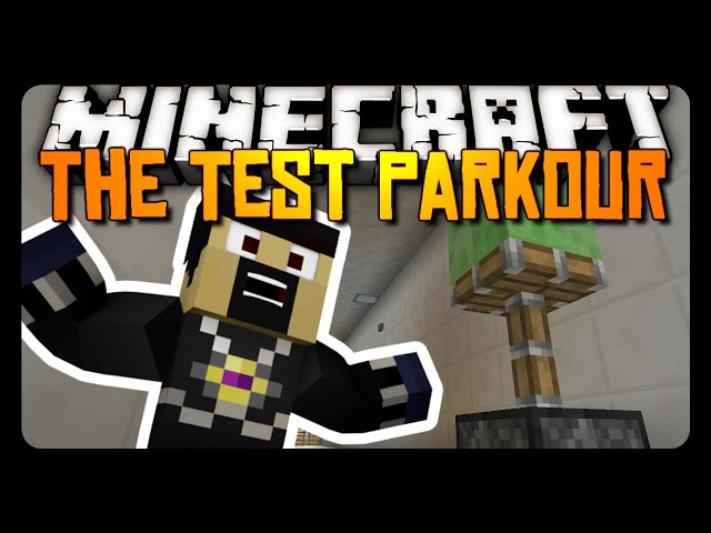 Minecraft: THE TEST PARKOUR! (Command Block Enhanced)