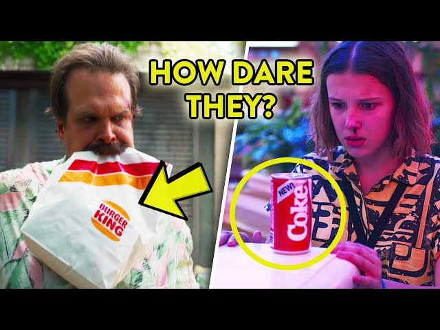 Shameless Product Placement In Stranger Things |🍿OSSA Movies