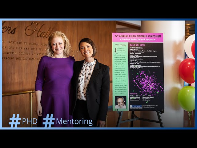 Stand by Me: Ph.D. Mentoring | Ph.D. grad Lindsay Gurska '23 and Mentor Kira Gritsman, Ph.D.