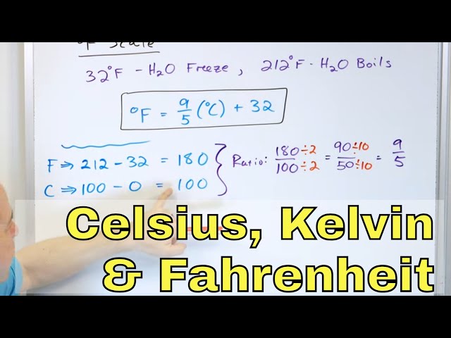 Convert Celsius to Kelvin & Fahrenheit Temperature in Chemistry - [1-1-10]