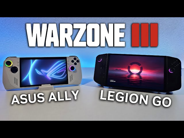 Legion GO vs ROG ALLY | Warzone 3.0
