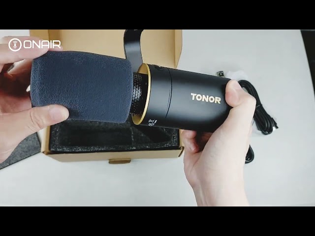 TONOR TD510 USB/XLR Dynamic Microphone UNBOXING and QUICK FEATURES