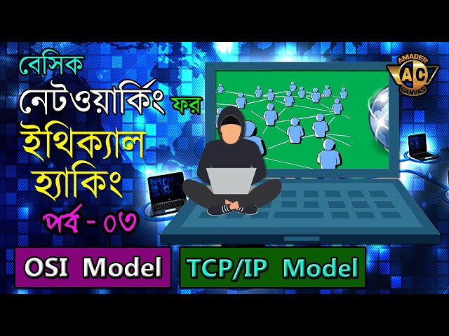 Networking Basic For Ethical Hacking Part 3 | OSI Model  & TCP/IP Model | Networking Bangla Tutorial