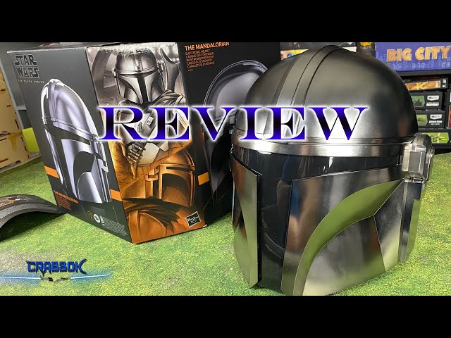 The Mandalorian - Helmet - I Let YOU Try On This Helmet! Unboxing and Review - Hasbro Black Series