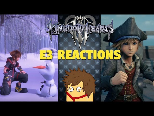 LIVE REACTION | Kingdom Hearts 3 E3 2018 Trailers