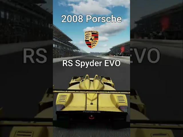 Porsche racecar evolution in Forza motorsport 7