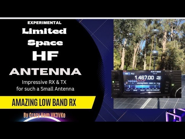 Simply STUNNING Low Band RX (HF Limited Space Antenna)