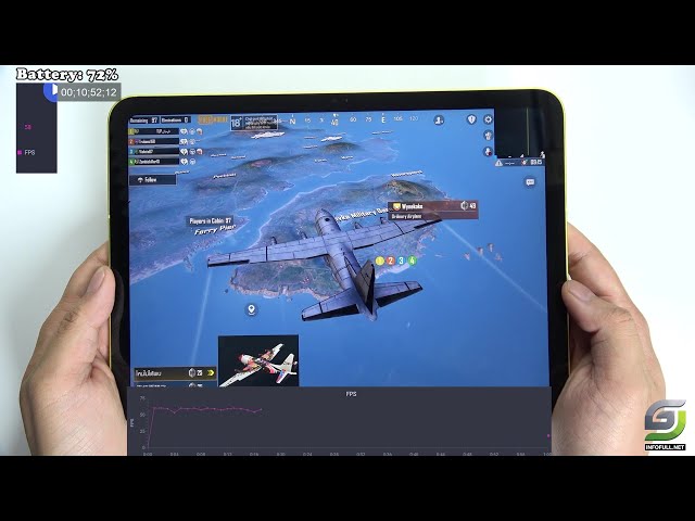 iPad 10 Test game PUBG Mobile 2024 | Apple A14 Bionic
