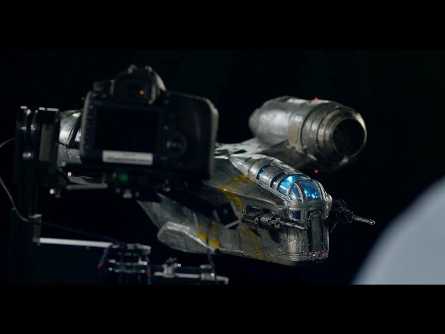 How ILM Made The Mandalorian's Razor Crest Motion-Controlled Miniature!