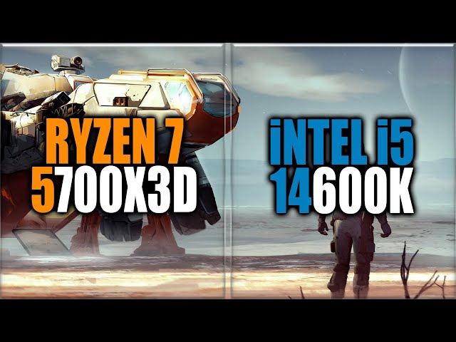 Ryzen 7 5700X3D vs 14600K Benchmarks - Tested in 15 Games and Applications