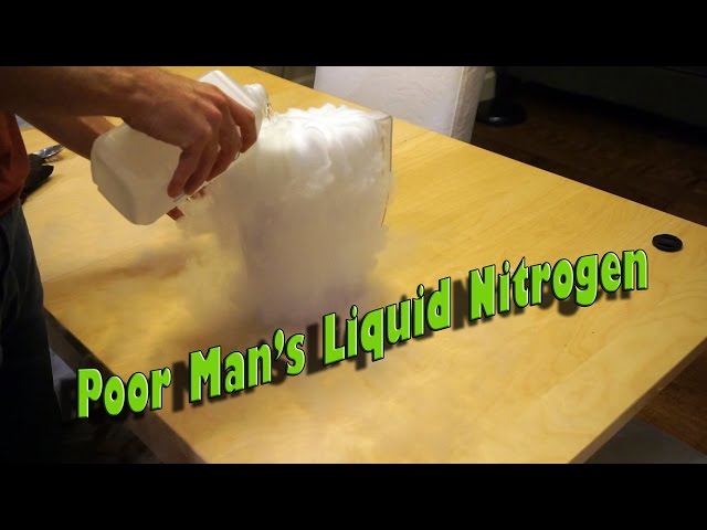 How To Make Poor Man's Liquid Nitrogen
