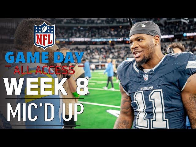 NFL Week 8 Mic'd Up, "you hit me and I went nowhere" | Game Day All Access