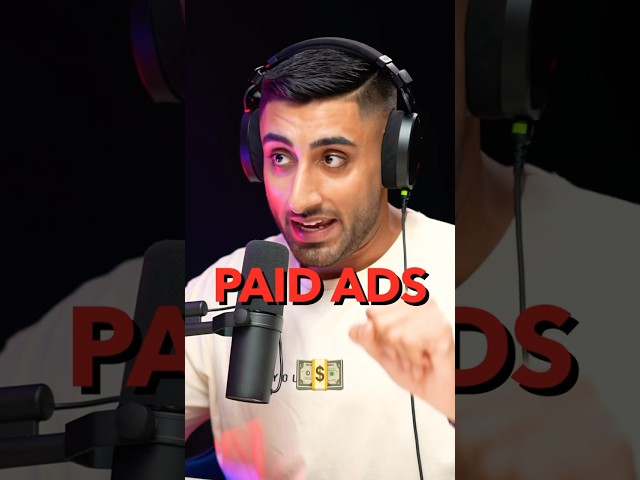 Say NO to PAID ADS 🚫💰 #podcast #ads #tracking