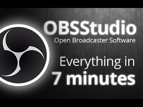 OBS Studio - Tutorial for Beginners in 7 MINUTES! [ COMPLETE ]