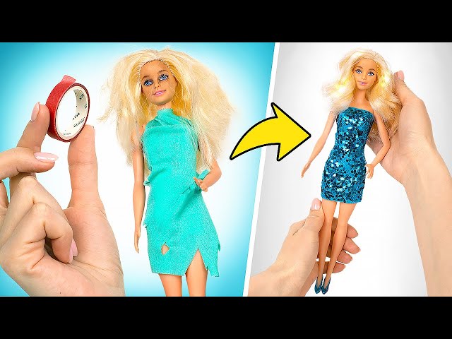 Erstaunliche Barbie-Puppen-Makeover-Ideen 😍✨