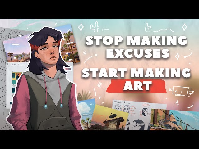 It's time to START that art project you keep putting off