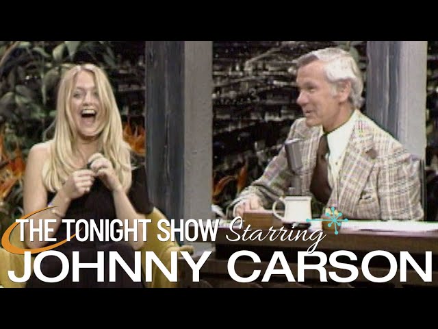 Goldie Hawn Is Always Happy | Carson Tonight Show
