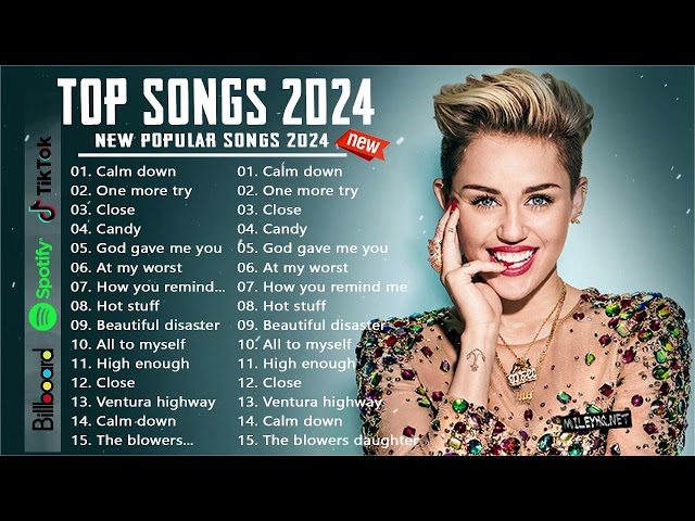 Billboard Hot 50 This Week ☘ Top Songs 2023 - 2024 ☘ Best Pop Songs Playlist 2024