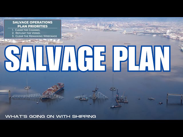 US Army Corps of Engineers Baltimore's Salvage Plan | MV Dali & Francis Scott Key Bridge