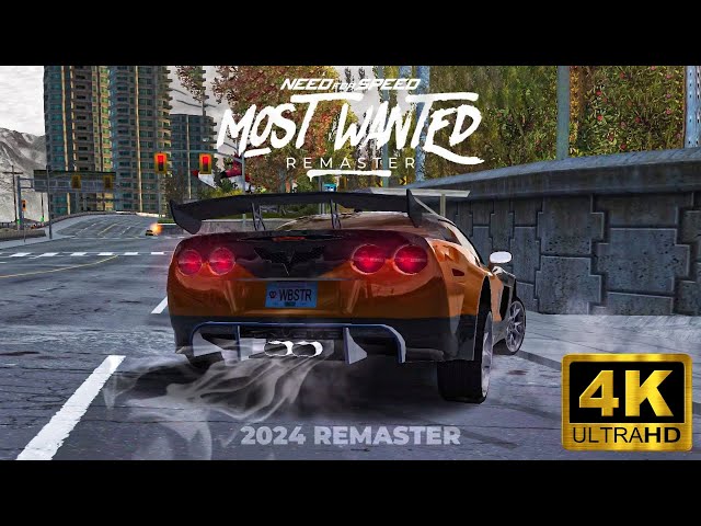 NFS Most Wanted 2024 Remaster | Defeating Blacklist 05 With Insane Police Chase [4K60FPS]