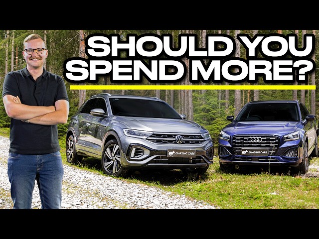 More Luxury or More Power? (Audi Q2 vs Volkswagen T-Roc 2024 Comparison Review – Small SUVs Tested)