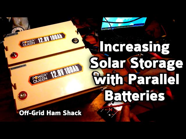 Parallel batteries | off-grid ham shack