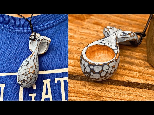 Carving A Whale Shaped Scoop Necklace - Anna Barker Craft