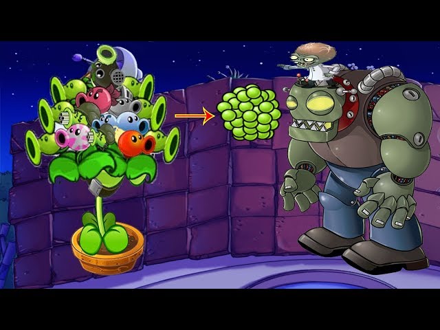 Plants vs Zombies Hack -  All Pea vs Dr. Zomboss Fightsire