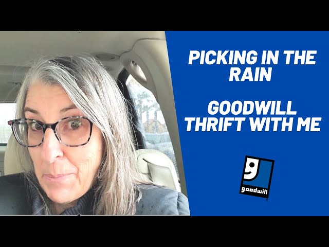 Picking in the Rain - Goodwill Thrift With Me