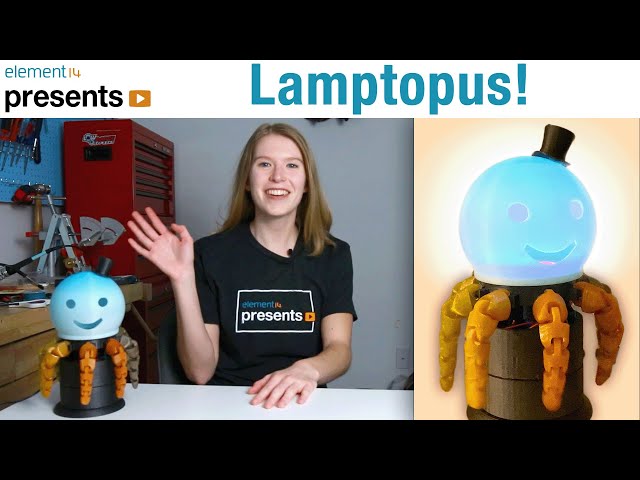 Lamptopus: The Spinning LED Desk Lamp!