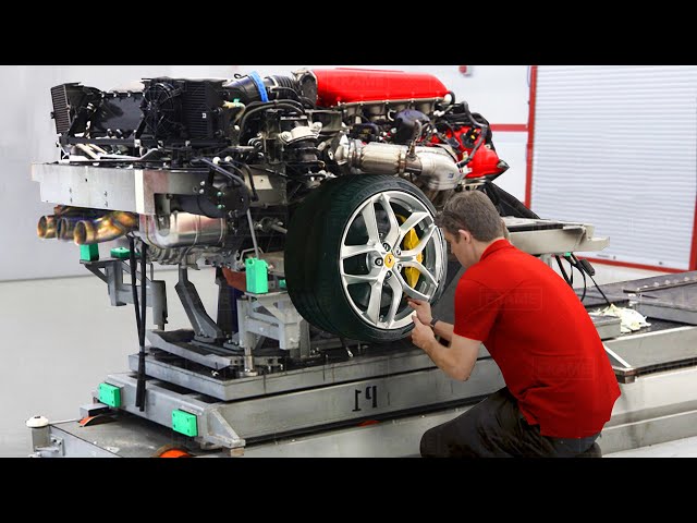 How They Build the Most Powerful Ferrari Supercars by Hands - Inside Production Line Factory