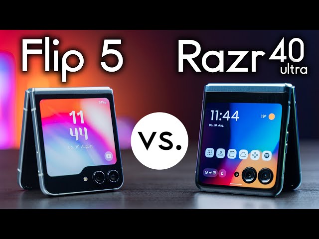 Wer flippt besser? Samsung Galaxy Z Flip 5 vs. Motorola Razr 40 Ultra im Test-Vergleich