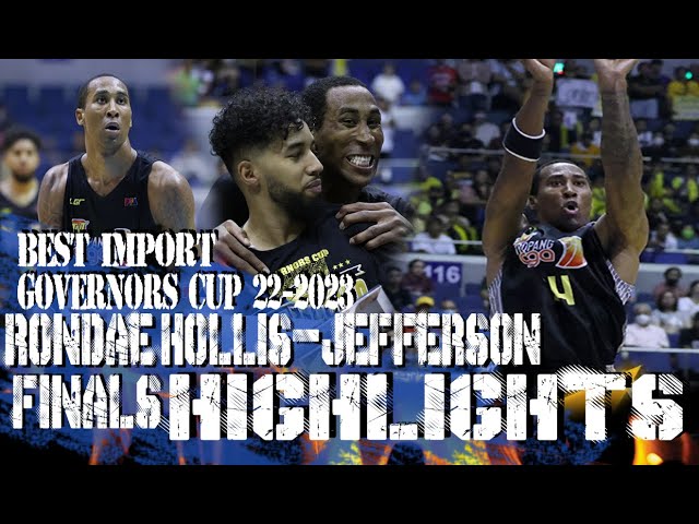 BEST of Rondae Hollis-Jefferson Governors Cup 2022-23 Finals Highlights